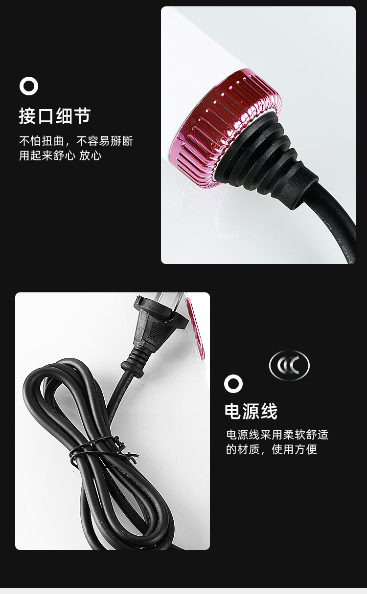 Internet Celebrity T-Type Hammer Household Electric Blower Heating and Cooling Air Red Gradient Portable Hair Dryer Blue Light Anion Generation Factory