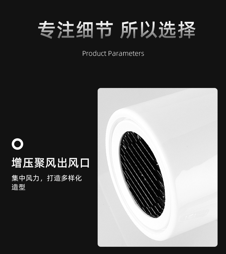 Internet Celebrity T-Type Hammer Household Electric Blower Heating and Cooling Air Red Gradient Portable Hair Dryer Blue Light Anion Generation Factory