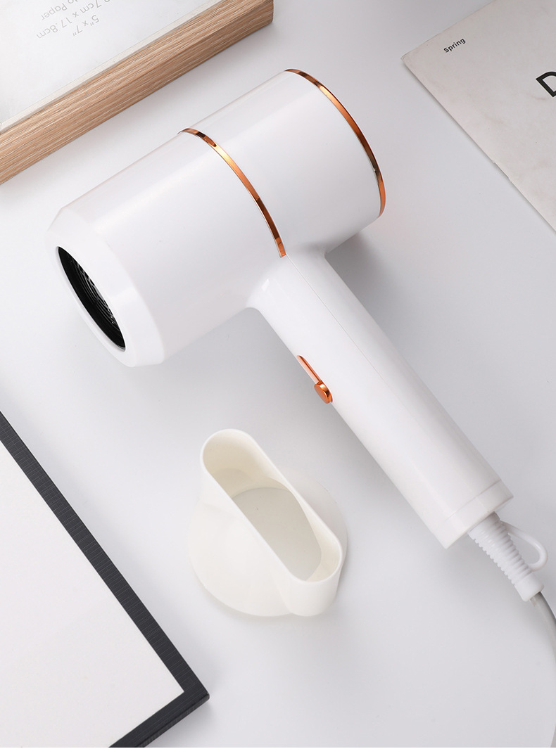 Internet Celebrity T-Type Hammer Household Electric Blower Heating and Cooling Air Red Gradient Portable Hair Dryer Blue Light Anion Generation Factory