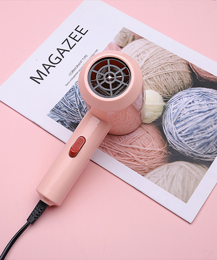 Internet Celebrity T-Type Hammer Household Electric Blower Heating and Cooling Air Red Gradient Portable Hair Dryer Blue Light Anion Generation Factory