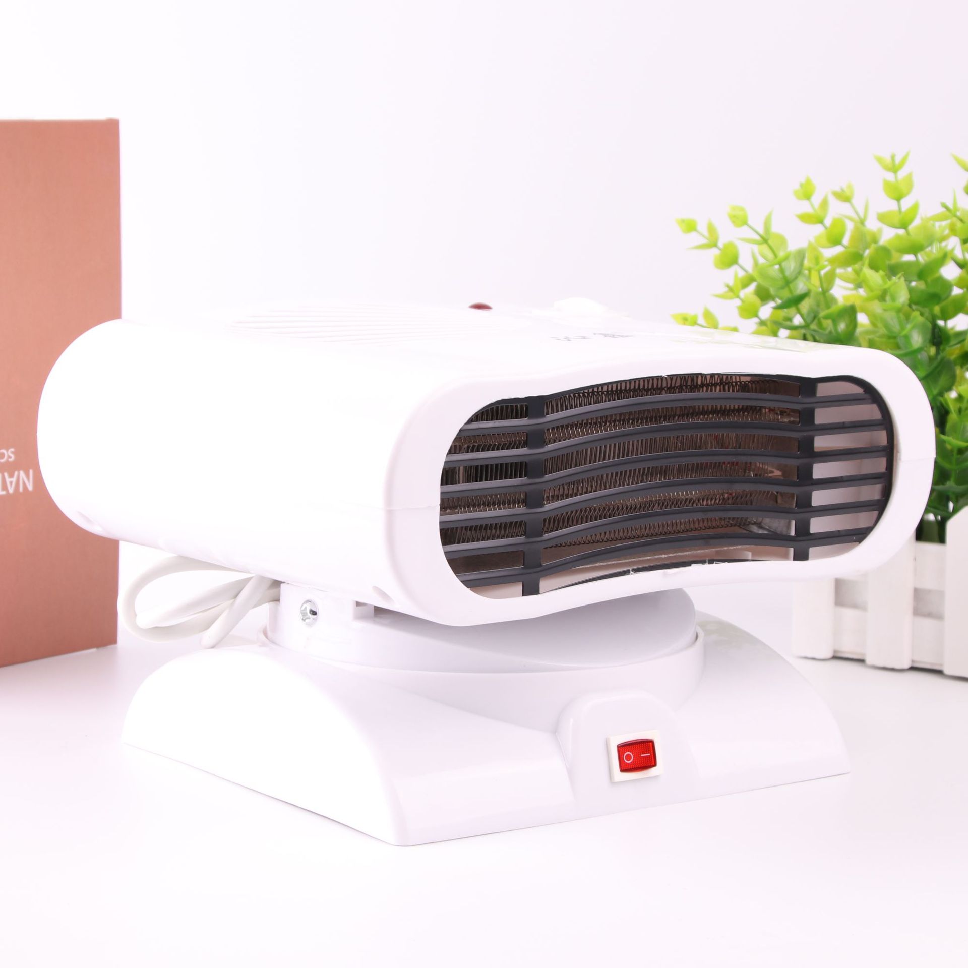 Mini Shaking Head Miniature Small Air Conditioning Warm Air Blower Cold and Warm Dual-Use Small Air Conditioning Gift Heater Wholesale