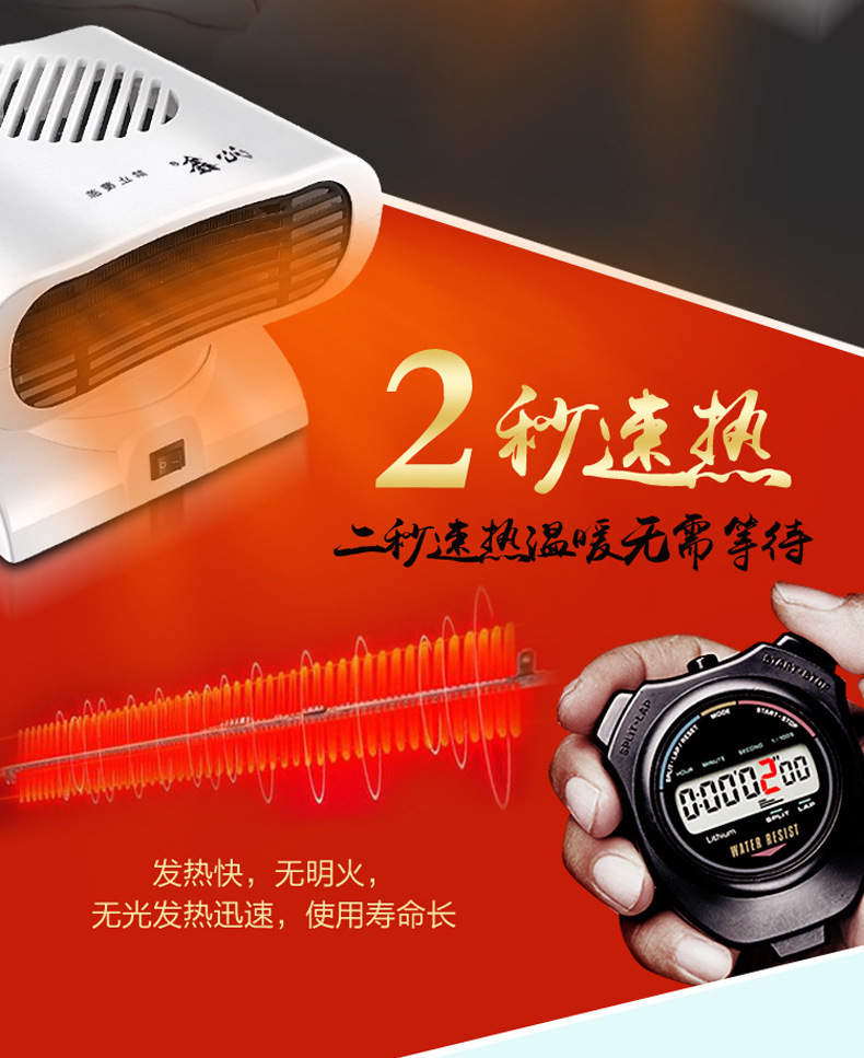 Mini Shaking Head Miniature Small Air Conditioning Warm Air Blower Cold and Warm Dual-Use Small Air Conditioning Gift Heater Wholesale