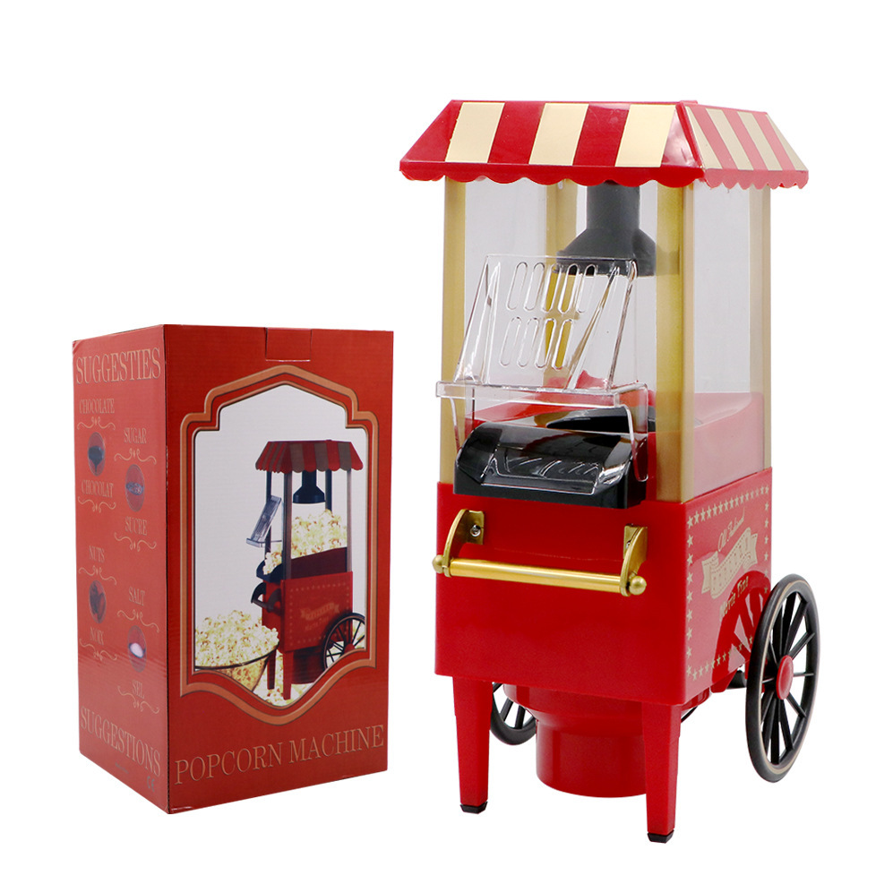 Household Trolley Popcorn Machine Creative Gifts Family Popcorn Machine Factory Foreign Trade European and American Standard Factory Wholesale Household Trolley Popcorn Machine Creative Gifts Family Popcorn Machine Factory Foreign Trade European and American Standard Factory Wholesale