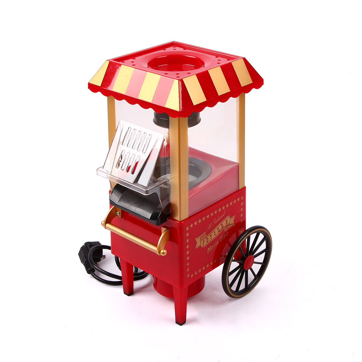 Household Trolley Popcorn Machine Creative Gifts Family Popcorn Machine Factory Foreign Trade European and American Standard Factory Wholesale Household Trolley Popcorn Machine Creative Gifts Family Popcorn Machine Factory Foreign Trade European and American Standard Factory Wholesale
