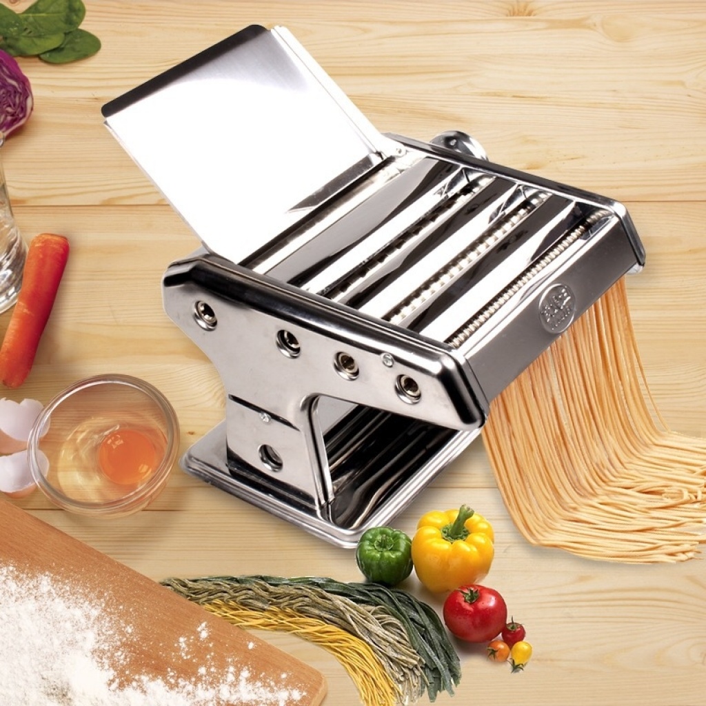 Factory Direct Sales Three-Knife Noodle Press Hand-Operated Household Noodle Press Manual Noddle-Made Machine Pressure Noodle Noodle Maker Dumpling Wrapper Factory Direct Sales Three-Knife Noodle Press Hand-Operated Household Noodle Press Manual Noddle-Made Machine Pressure Noodle Noodle Maker Dumpling Wrapper