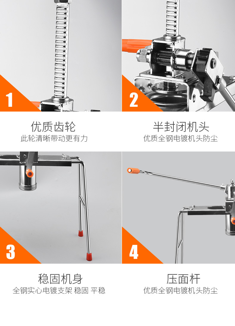 Wholesale Household Buck Wheat Noodle Maker Manual Baking Vermicelli Noodle Press Heluo Machine Noodle Pressing Machine Stainless Steel Buck Wheat Noodle Maker Wholesale Household Buck Wheat Noodle Maker Manual Baking Vermicelli Noodle Press Heluo Machine Noodle Pressing Machine Stainless Steel Buck Wheat Noodle Maker