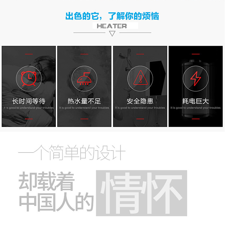 Wholesale Household Electric Water Heater Water Storage Type Demand Water Heaters Smart round Barrel Flat Barrel Energy Saving Frequency Conversion Bath Machine