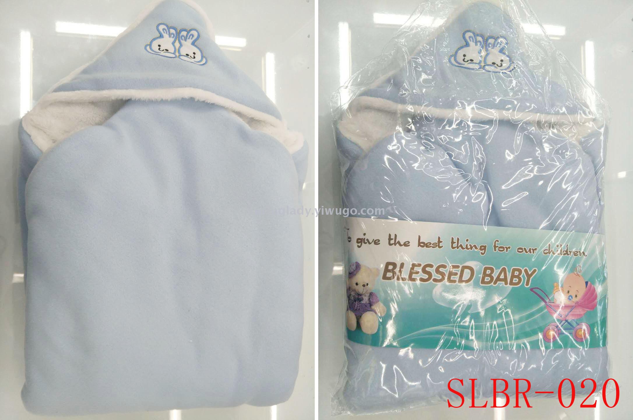 Factory Direct Sales Super Soft High-Quality White Baby Baby's Blanket Hug Blanket Fluffy Baby Anti-Kick Quilt SPRING LADY