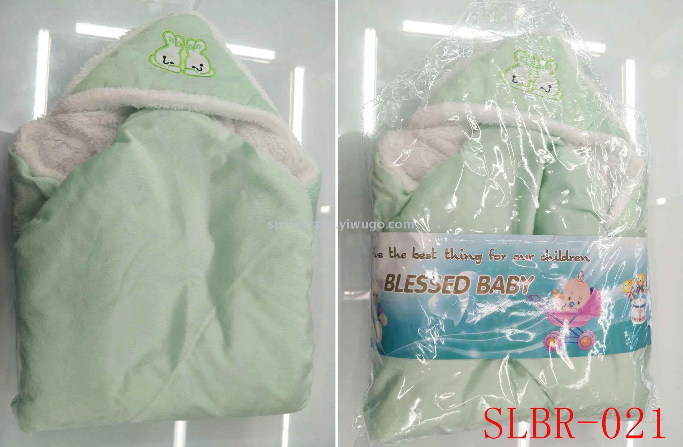 Factory Direct Sales Super Soft High-Quality White Baby Baby's Blanket Hug Blanket Fluffy Baby Anti-Kick Quilt SPRING LADY
