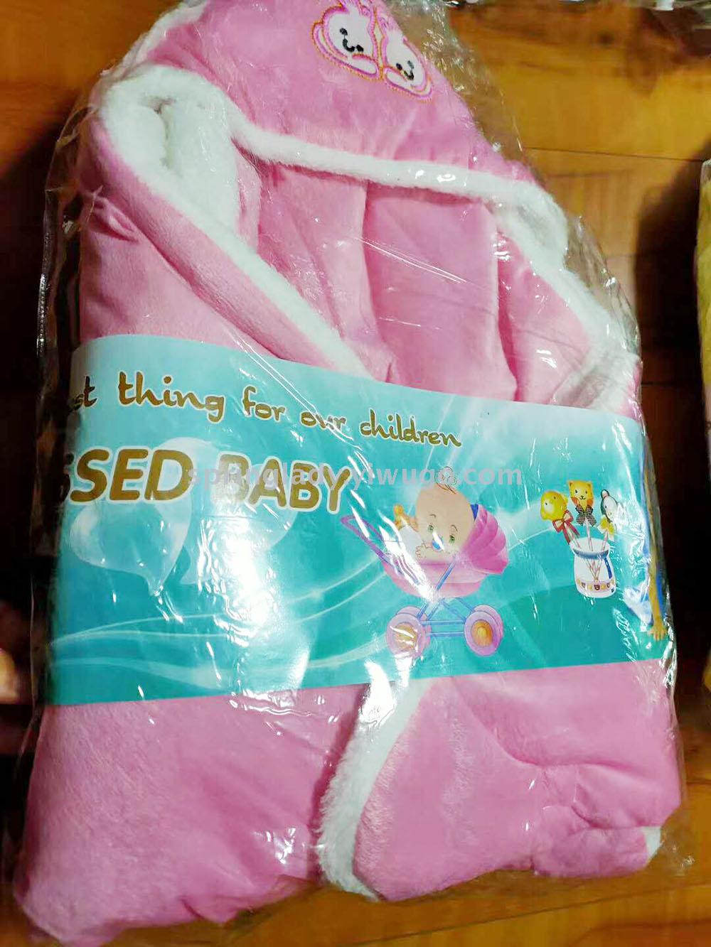 Factory Direct Sales Super Soft High-Quality White Baby Baby's Blanket Hug Blanket Fluffy Baby Anti-Kick Quilt SPRING LADY