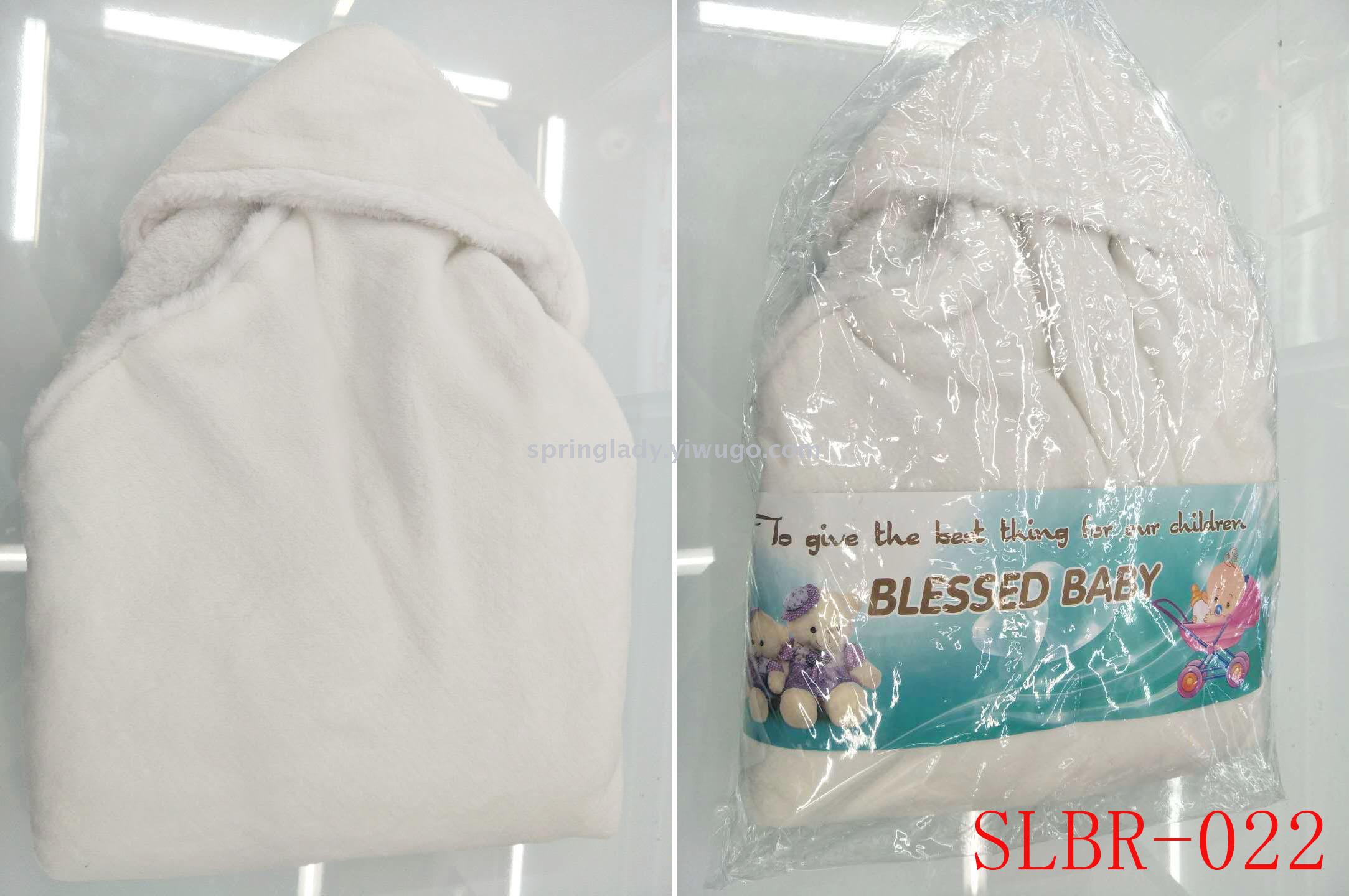 Factory Direct Sales Super Soft High-Quality White Baby Baby's Blanket Hug Blanket Fluffy Baby Anti-Kick Quilt SPRING LADY