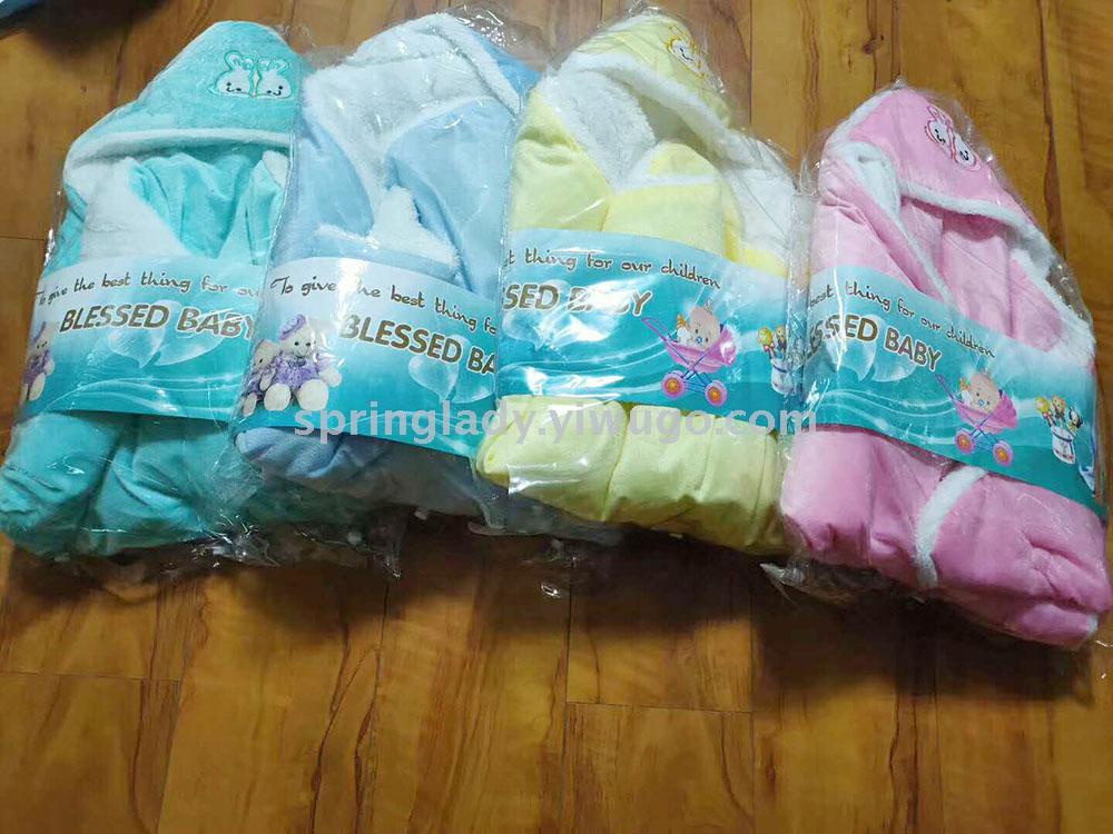 Factory Direct Sales Super Soft High-Quality White Baby Baby's Blanket Hug Blanket Fluffy Baby Anti-Kick Quilt SPRING LADY