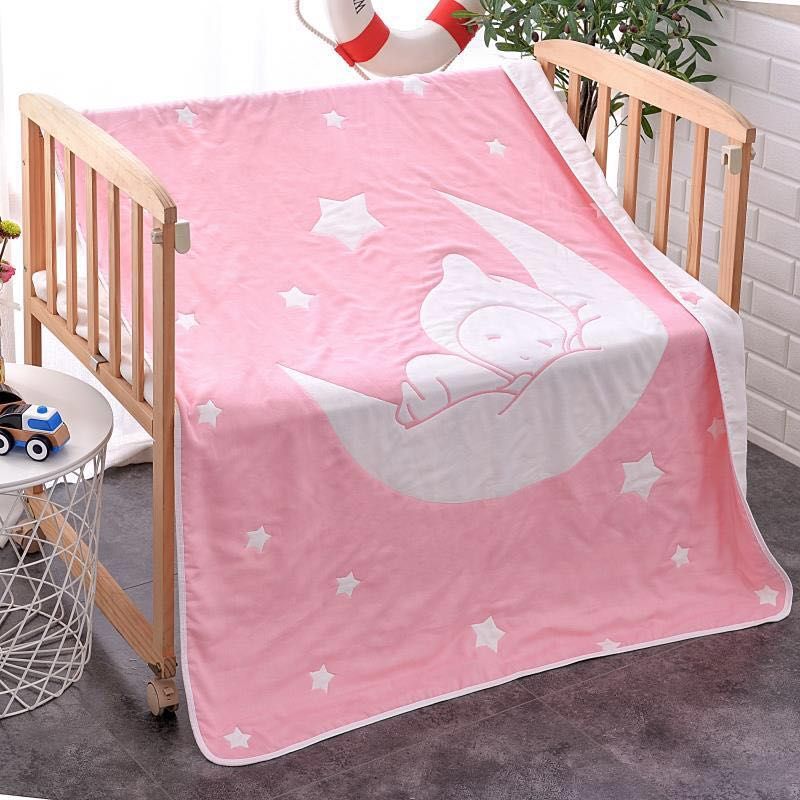 Bamboo Fiber 6-Layer Gauze Baby Quilt Baby Home Textile Baby&#039;s Bath Towel Six-Layer Jacquard Gauze Children&#039;s Duvet