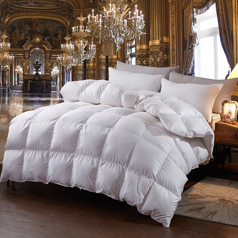 Factory Direct Sales Hot Sale Cotton down Quilt Spring and Autumn Winter Duvet Warm Thickened Duvet Insert Gift Goose down Quilt One Piece Dropshipping