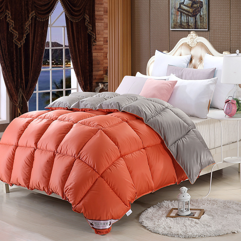 Factory Direct Sales Hot Sale Cotton down Quilt Spring and Autumn Winter Duvet Warm Thickened Duvet Insert Gift Goose down Quilt One Piece Dropshipping
