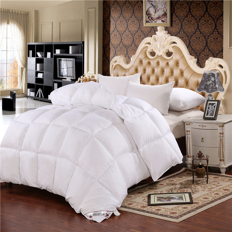 Factory Direct Sales Hot Sale Cotton down Quilt Spring and Autumn Winter Duvet Warm Thickened Duvet Insert Gift Goose down Quilt One Piece Dropshipping