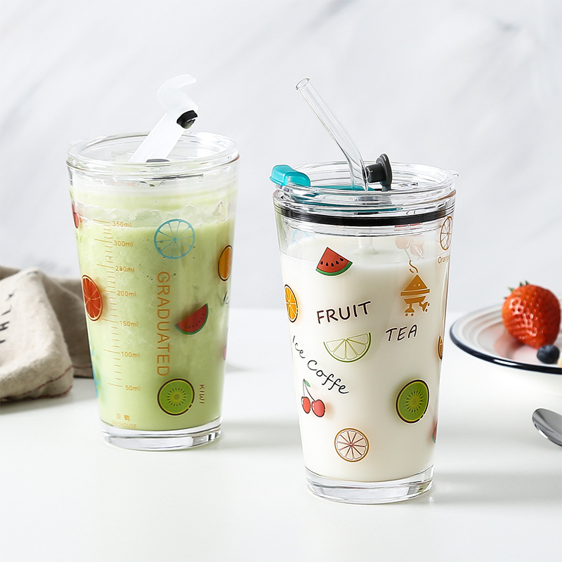  Heat-Resistant Children&#039;s Milk Cup Graduated Glass Cup Lid Plastic Cup Lid Sealed Yetti Windshield Washer Fluid Cup Lid