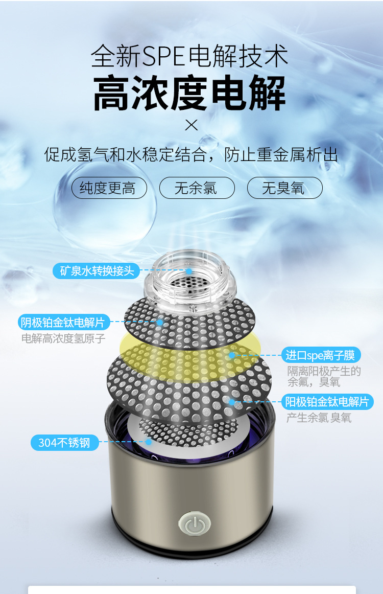 Hydrogen-Rich Water Cup Sale Gift Health Glass Cup Plain Water Cup OEM Rich Hydrogen Water Cup Hydrogen-Rich Water Cup Sale Gift Health Glass Cup Plain Water Cup OEM Rich Hydrogen Water Cup