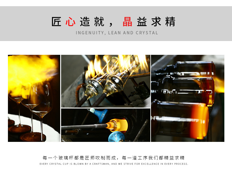 New Japanese-Style Gold Foil-Side Hammer Glass Cup Household Juice Cup Creative Hammer Cup 