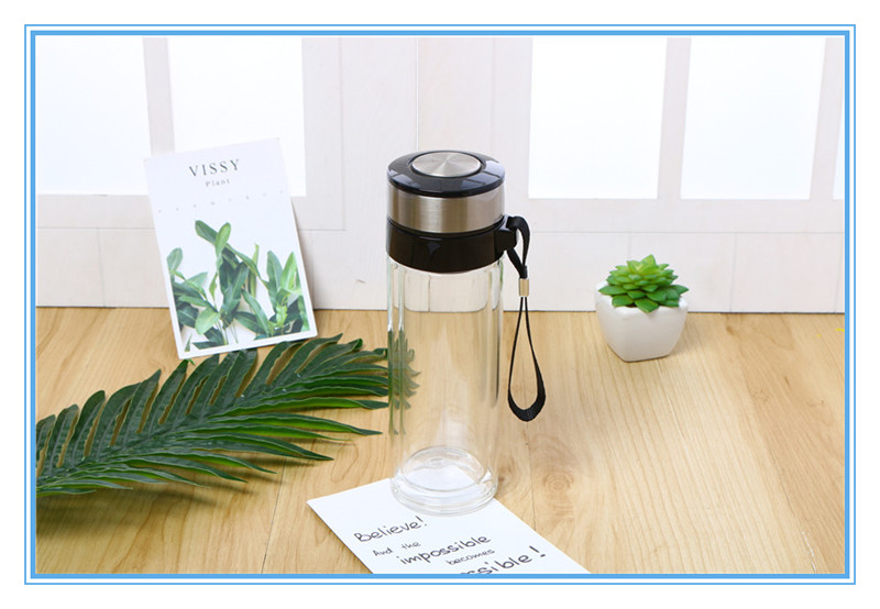 Portable Glass Double Layer Thick and High Temperature Resistant Tea Brewing Cup Large Capacity Office Cup Sports Cup Car Tea Cup Portable Glass Double Layer Thick and High Temperature Resistant Tea Brewing Cup Large Capacity Office Cup Sports Cup Car Tea Cup