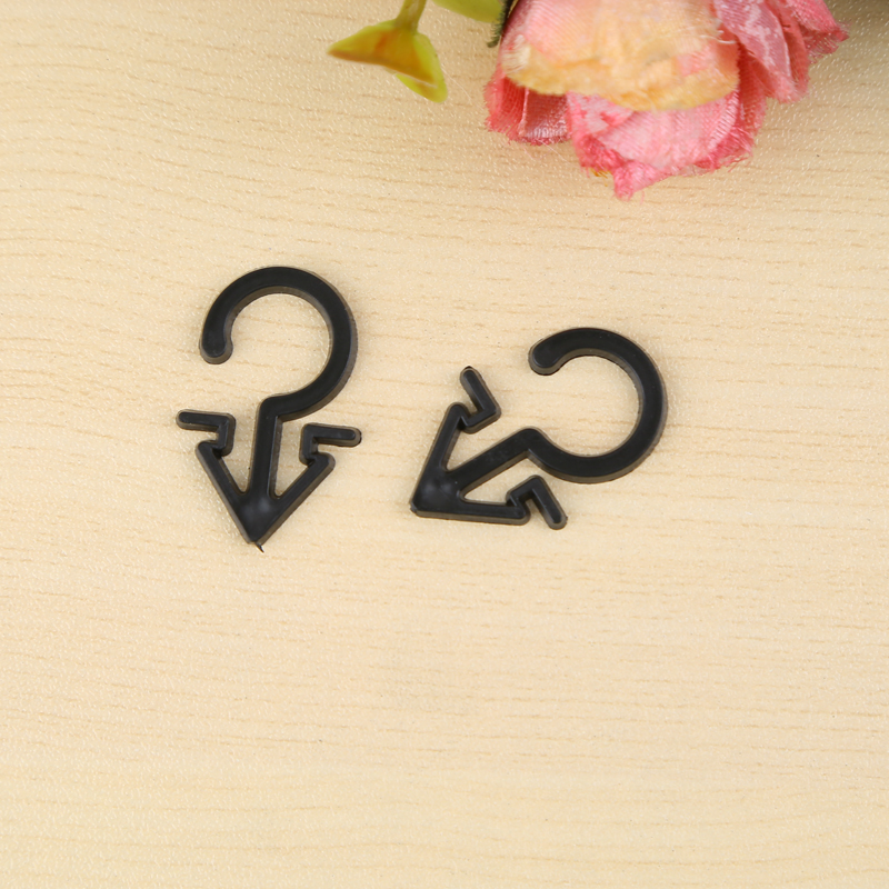 All kinds of plastic clamps fixing clamps garment accessories plastic fixing special-shaped hook clip fastening clothes clip