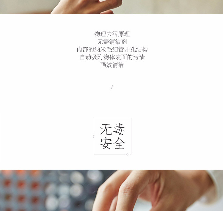 New type 2018 double compression high density dishwashing sponge nanometer cleaning products interior decoration magic wipe package mail