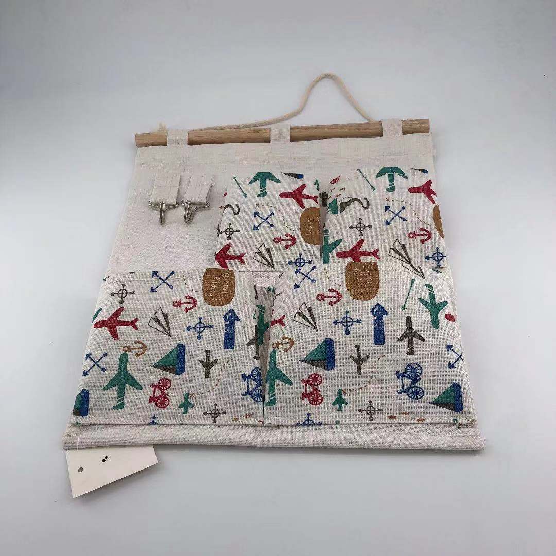 Factory Direct Sales Wall-Mounted Wall Bag Organizing Bag Wardrobe Door Rear Sundries Bag Wall Storage Bag Can Also Be Customized by Sample