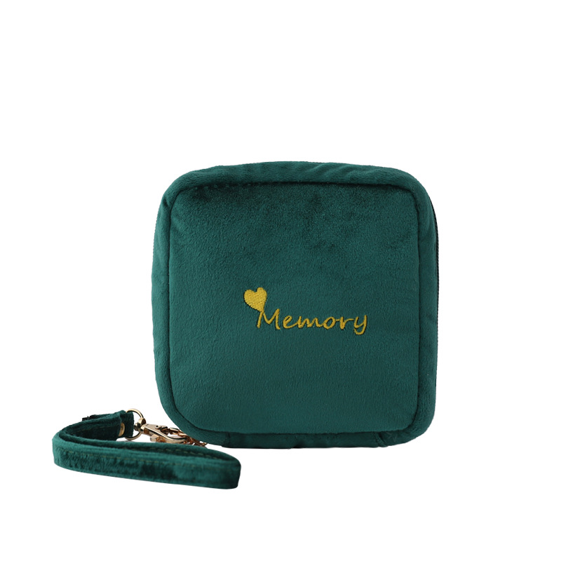 Sanitary Pads Sanitary Napkin Storage Bag Portable Coin Purse with Handle Pads Bag Sundries Storage Bag Stall Storage Bag