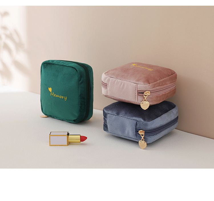 Sanitary Pads Sanitary Napkin Storage Bag Portable Coin Purse with Handle Pads Bag Sundries Storage Bag Stall Storage Bag