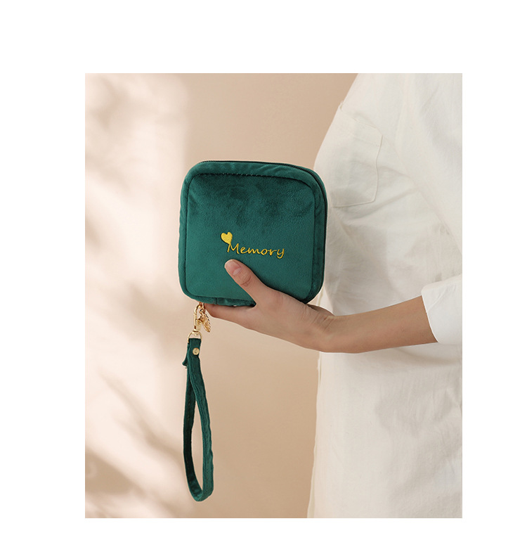 Sanitary Pads Sanitary Napkin Storage Bag Portable Coin Purse with Handle Pads Bag Sundries Storage Bag Stall Storage Bag