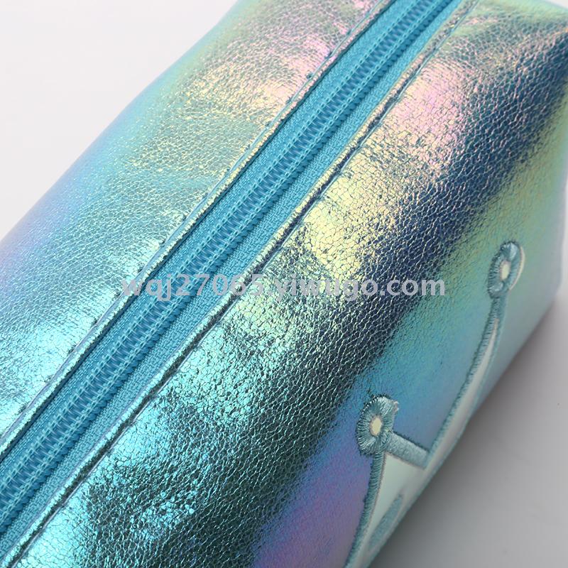 Foreign trade hot-selling crackle prince bag dazzle color cloth art cosmetic bag crown portable storage bag has copyright patent