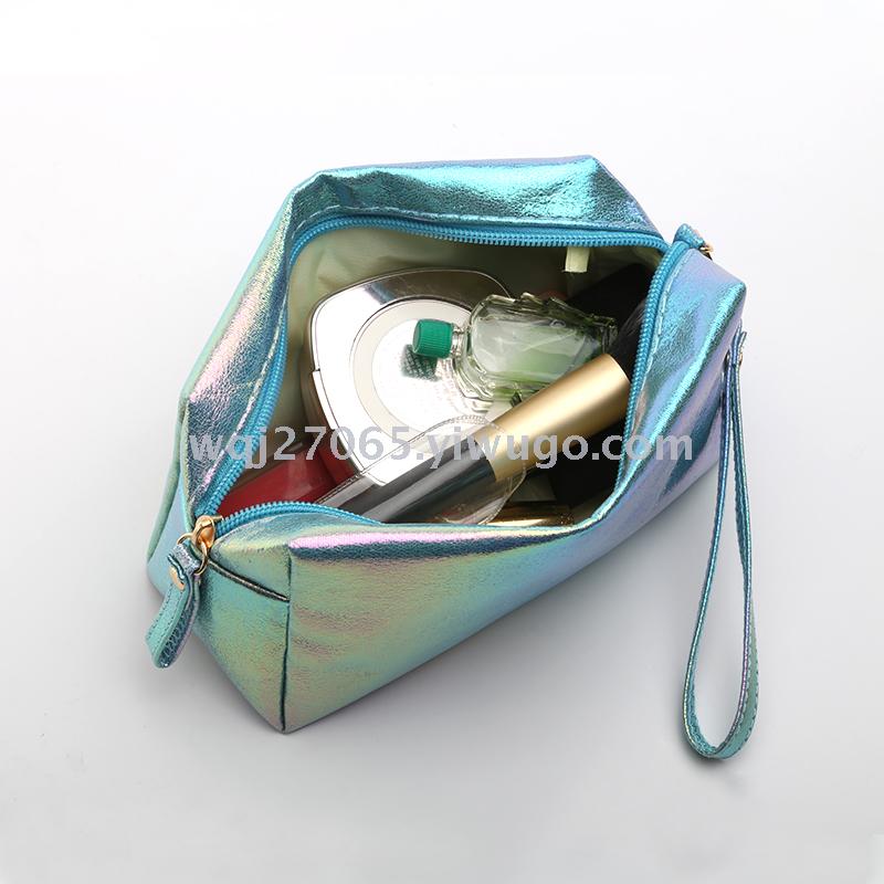 Foreign trade hot-selling crackle prince bag dazzle color cloth art cosmetic bag crown portable storage bag has copyright patent