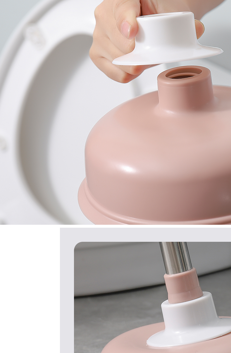 toilet plunger through the Toilet Sewer Gadget Blocked Toilet Toilet Plunger Suction Cup Tool