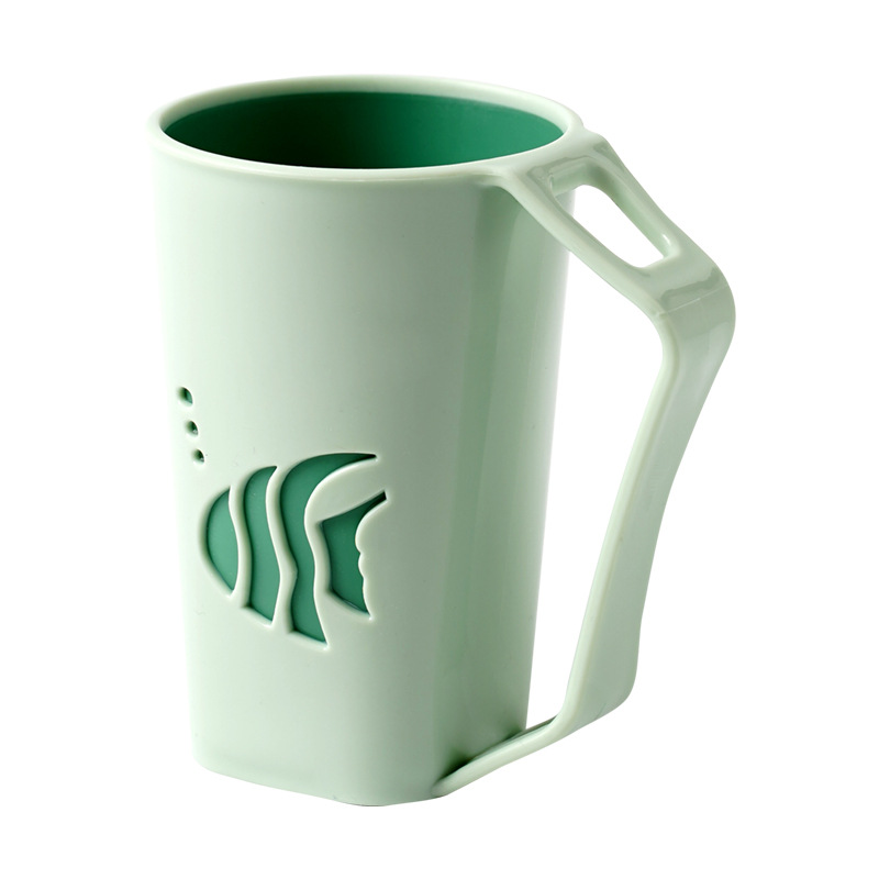 Creative gargle cup simple toothbrush cup toilet brush cup household couples wash gargle cup toothjar cup booth