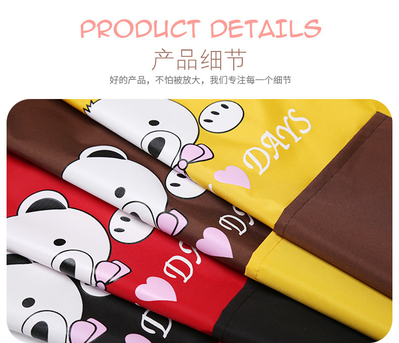 Kitchen Apron Waterproof Dirty Hand Cleaning Home Waist Korean Creative Cute Bear Halter Hand Cleaning Towel Apron Whole Kitchen Apron Waterproof Dirty Hand Cleaning Home Waist Korean Creative Cute Bear Halter Hand Cleaning Towel Apron Whole