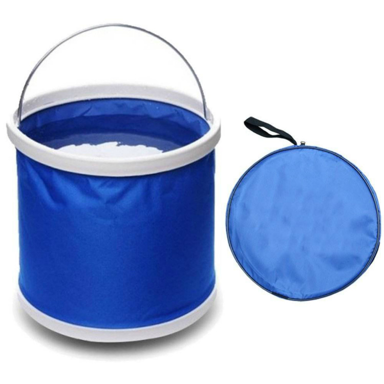 Wholesale Multifunctional Oxford Cloth Collapsible Bucket Outdoor Car Washing Tools Fishing Bucket Cleaning Folding Bucket Car Wash Supplies