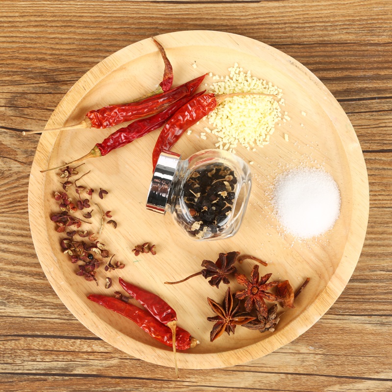 Glass Seasoning Bottle Storage Jar Flat Drum Glass Bottle Transparent Glass Bottle Candy Bottle Tea Jar Sucrier Sealed Jar