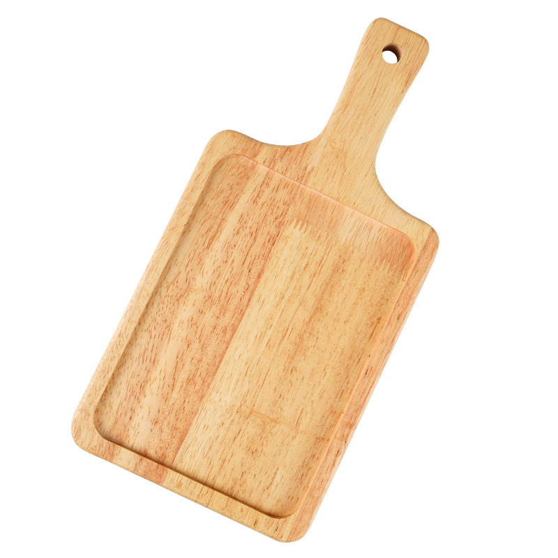 Oak Unpainted Pizza Wood Pallet Steak Board Chopping Board Sushi Plate French Fries Fried Chicken Bread Plate Japanese Style Printable Logo