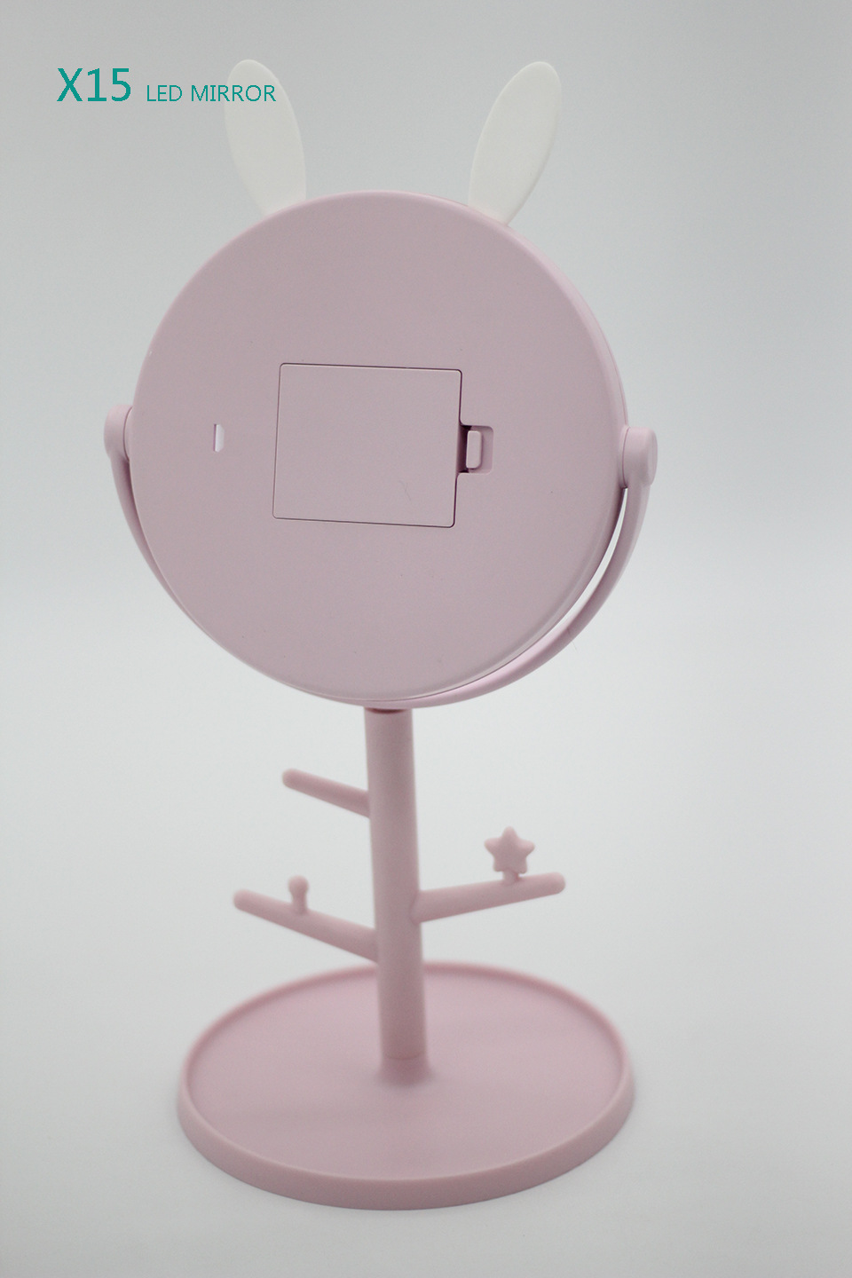 Creative Desktop Storage Led Make-up Mirror Rabbit Ears USB Charging Touch Dressing Mirror Desktop Beauty Mirror with Light Creative Desktop Storage Led Make-up Mirror Rabbit Ears USB Charging Touch Dressing Mirror Desktop Beauty Mirror with Light