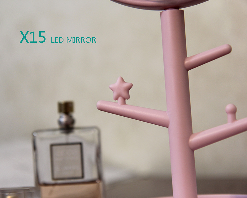 Creative Desktop Storage Led Make-up Mirror Rabbit Ears USB Charging Touch Dressing Mirror Desktop Beauty Mirror with Light Creative Desktop Storage Led Make-up Mirror Rabbit Ears USB Charging Touch Dressing Mirror Desktop Beauty Mirror with Light