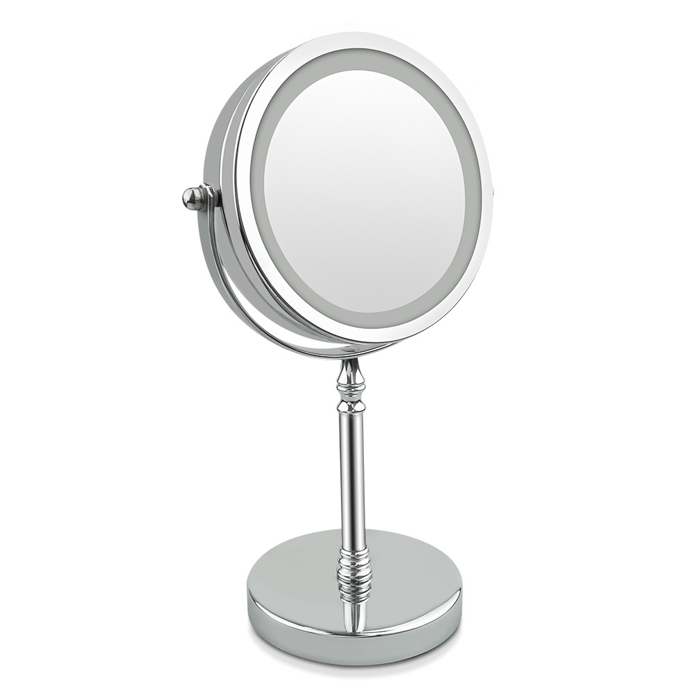 Desktop Gift Mirror Led Make-up Mirror Double Mirror 5 Times Magnification Desktop Makeup Mirror with Light 7 Inch LED Dressing Mirror Desktop Gift Mirror Led Make-up Mirror Double Mirror 5 Times Magnification Desktop Makeup Mirror with Light 7 Inch LED Dressing Mirror