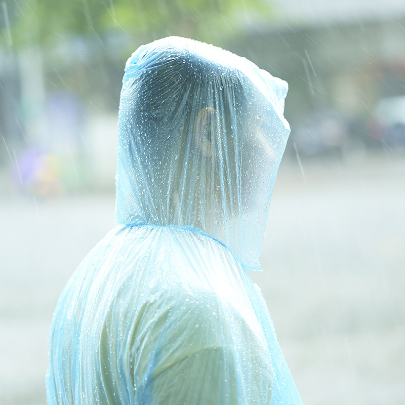 Travel disposable raincoat thickening adult outdoor raincoat travel men and women disposable poncho