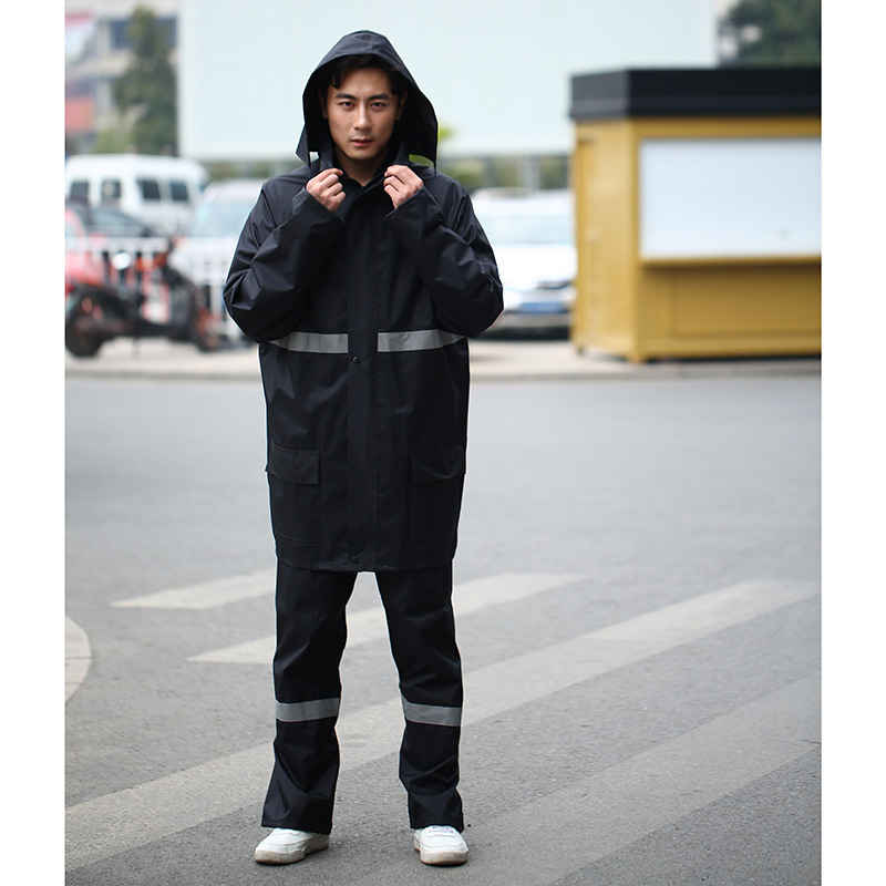 For adults, with a New men 's is suing raincoat reflective strip fashion creative raincoat raincoat rainproof suit manufacturers wholesale For adults, with a New men 's is suing raincoat reflective strip fashion creative raincoat raincoat rainproof suit manufacturers wholesale