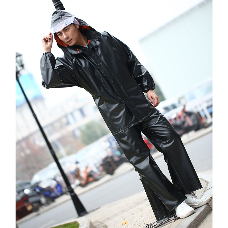 Foreign trade new creative adult rain cape outdoor raincoat suit PVC waterproof rain gear manufacturers wholesale customization Foreign trade new creative adult rain cape outdoor raincoat suit PVC waterproof rain gear manufacturers wholesale customization