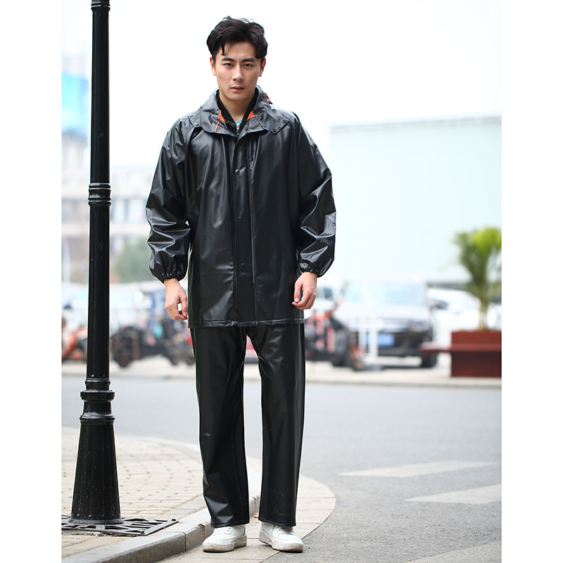Foreign trade new creative adult rain cape outdoor raincoat suit PVC waterproof rain gear manufacturers wholesale customization