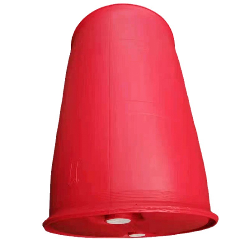 Food Grade Thick Plastic Bucket 200L Double Ring Plastic Barrel Red Chemical Bucket Gasoline Diesel Packing Case Wholesale