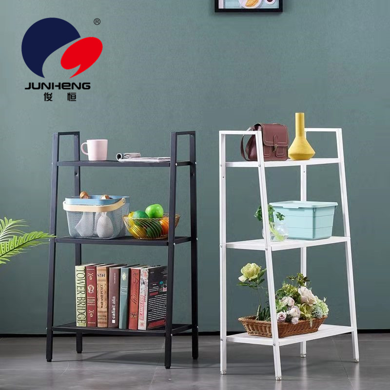 Storage Rack Kitchen Storage Rack Four-Layer Bookshelf Living Room Bedroom Balcony Flower Rack Iron Storage Rack Shoe Rack