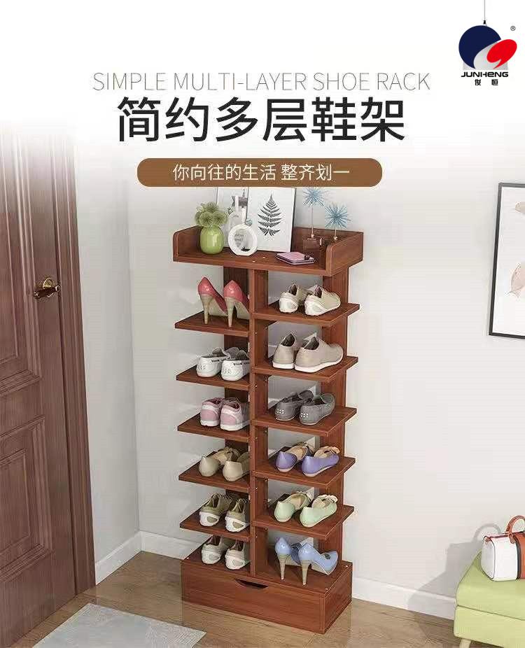 Shoe Rack Multi-Layer Household Economical Space-Saving Simulation Wooden Shoe Rack Simple Door Small Shoes Shelf Dormitory Storage Rack Shoe Rack Multi-Layer Household Economical Space-Saving Simulation Wooden Shoe Rack Simple Door Small Shoes Shelf Dormitory Storage Rack