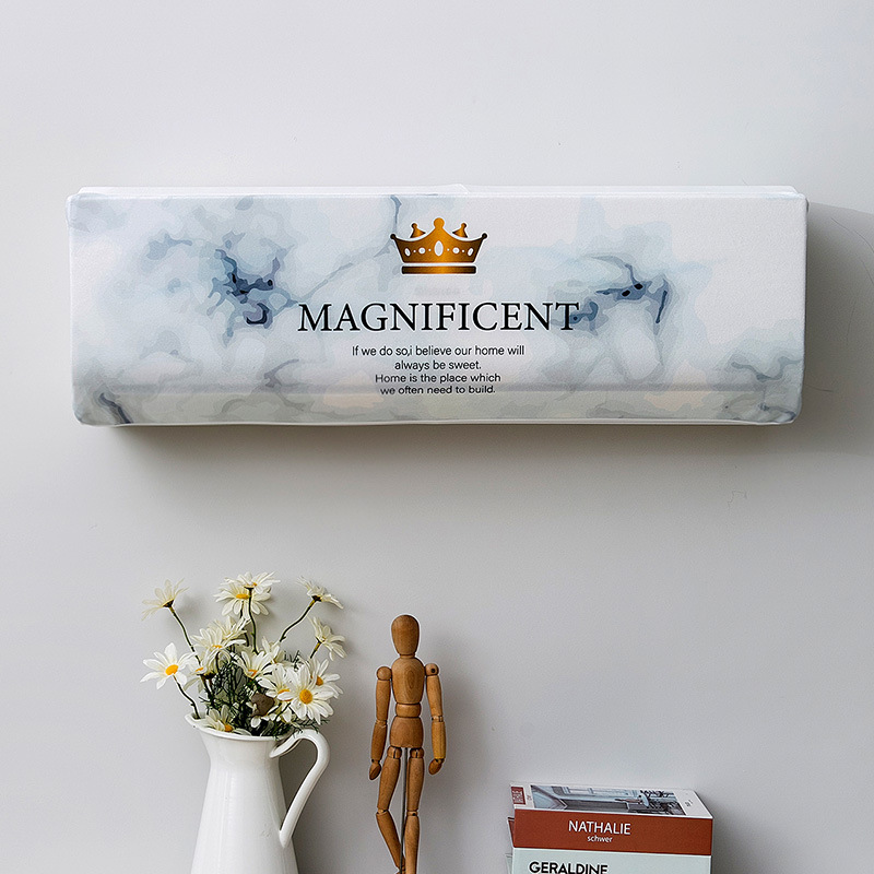 Nordic Instagram Style Air Conditioner Cover Sets of Hanging Dust Cover All-Inclusive Soft Cover Air Conditioner Wall-Mounted Air Conditioner Cover Indoor Fabric Protective Cover
