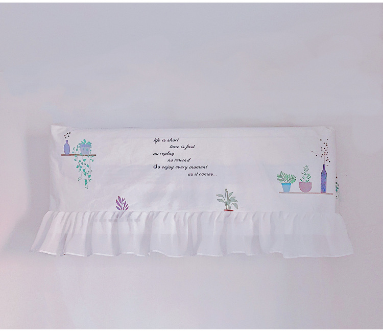 Hanging Air-Conditioner Cover Chiffon Confinement Cover Lengthened Windshield New Nordic Wall-Mounted Air Conditioner Cover Always-on